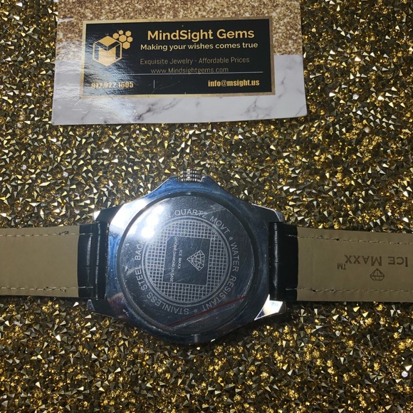 Genuine diamond watch for men, NOT CZ, Not moissanite, best gift for men, Real - Picture 5 of 5